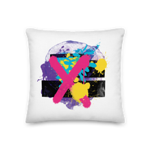 18″×18″ Abstract Series 01 Premium Pillow White by Design Express