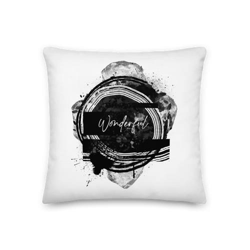 18″×18″ Wonderful Illustration Series Premium Pillow by Design Express