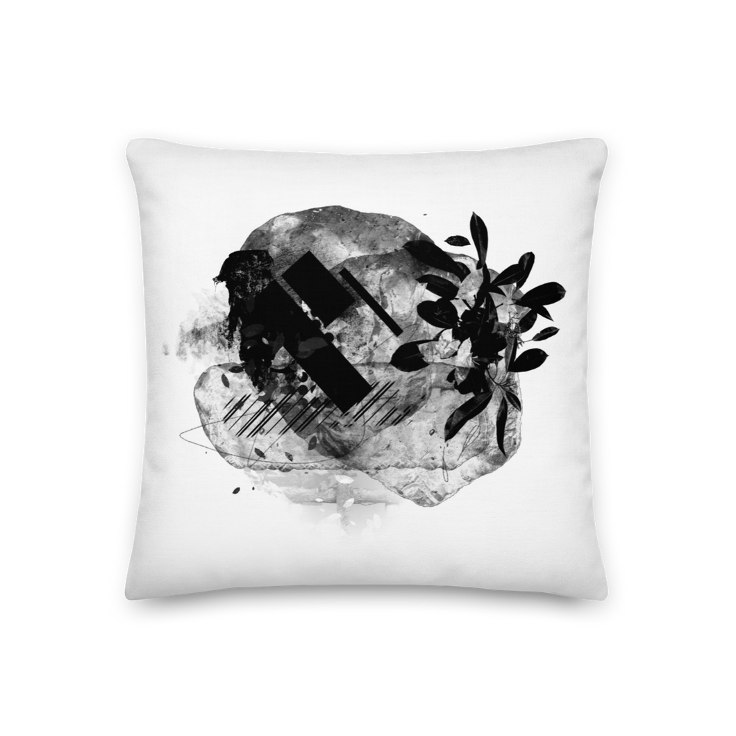 18″×18″ Breathe Illustration Series Premium Pillow by Design Express