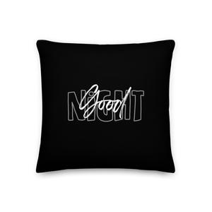 18″×18″ Good Night Premium Pillow by Design Express