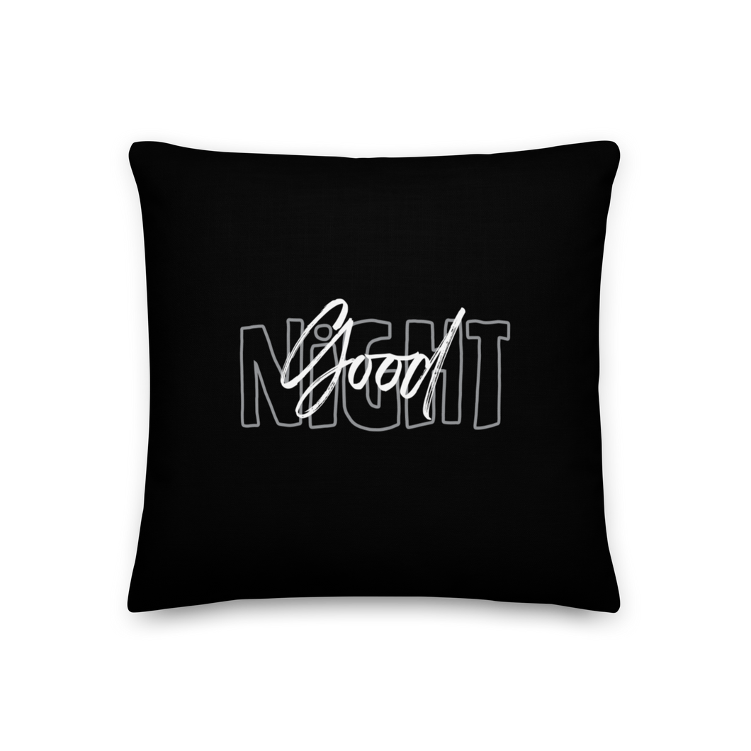 18″×18″ Good Night Premium Pillow by Design Express