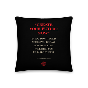 18″×18″ Future or Die Premium Pillow by Design Express