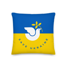 18″×18″ Save Ukraine Premium Pillow by Design Express