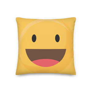 Happy Smiley "Emoji" Premium Pillow