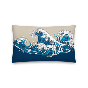 Tsunami Rectangle Premium Pillow by Design Express