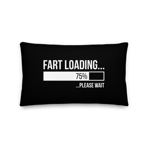 Fart Loading (Funny) Premium Pillow by Design Express