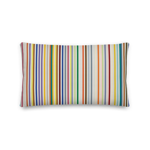 Colorfull Stripes Premium Pillow by Design Express