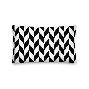 20″×12″ Chevron Flip Pattern Premium Pillow by Design Express