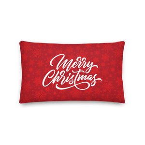 20″×12″ Merry Christmas Premium Pillow by Design Express