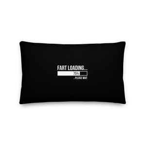 20″×12″ Fart Loading Small (Funny) Premium Pillow by Design Express