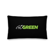 20″×12″ Go Green (Motivation) Premium Pillow by Design Express