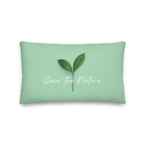 20″×12″ Save the Nature Premium Pillow by Design Express