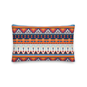 20″×12″ Traditional Pattern 01 Premium Pillow by Design Express