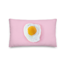 20″×12″ Pink Eggs Premium Square Pillow by Design Express