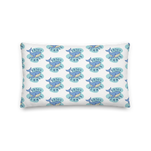 20″×12″ Whale Enjoy Summer Premium Pillow by Design Express