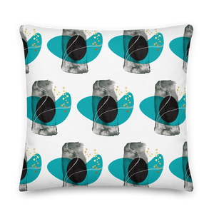 Composition Abstract Art Pattern Square Premium Pillow by Design Express