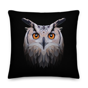 Owl Art Square Premium Pillow by Design Express