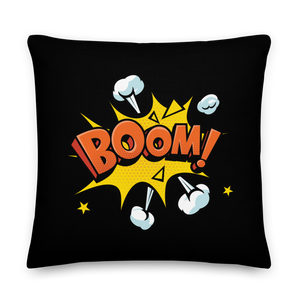 Boom Pop Art Square Premium Pillow by Design Express