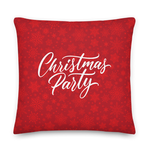 Christmas Party Premium Pillow by Design Express