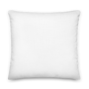 the happiness of your life deppends upon the quality of your thoughts Premium Square Pillow by Design Express