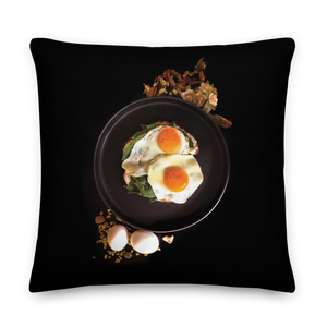 Delicious Eggs Premium Square Pillow by Design Express