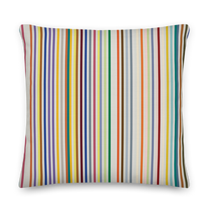 Colorfull Stripes Premium Pillow by Design Express