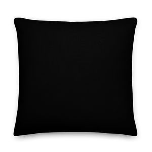 Abstract Series 01 Premium Square Pillow Black by Design Express