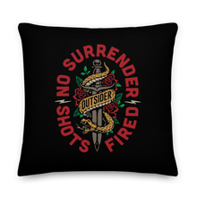 22″×22″ No Surrender Premium Pillow by Design Express