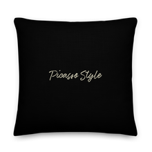 22″×22″ Picasso Line Style Square Premium Pillow by Design Express