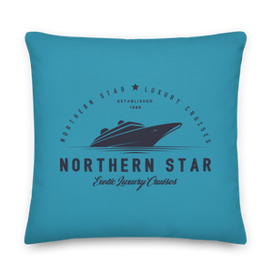 22″×22″ Northern Star Luxury Cruises Premium Pillow by Design Express