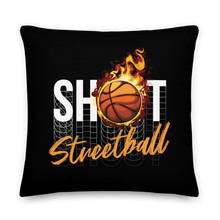 22″×22″ Shoot Streetball Square Premium Pillow by Design Express