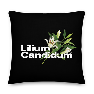 22″×22″ Lilium Candidum Premium Pillow by Design Express