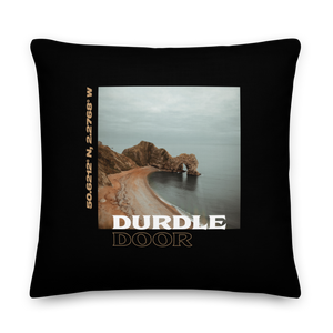 22″×22″ Durdle Door Premium Square Pillow by Design Express