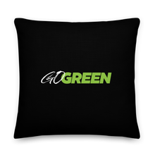 22″×22″ Go Green (Motivation) Premium Pillow by Design Express