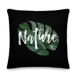 22″×22″ Nature Montserrat Leaf Premium Pillow by Design Express