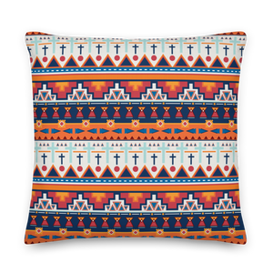 22″×22″ Traditional Pattern 01 Premium Pillow by Design Express
