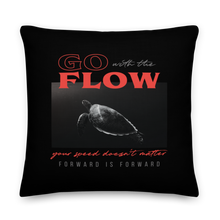 22″×22″ Go with the Flow Premium Square Pillow by Design Express
