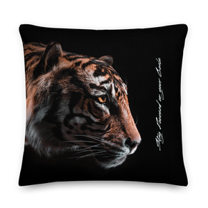 22″×22″ Stay Focused on your Goals Premium Square Pillow by Design Express