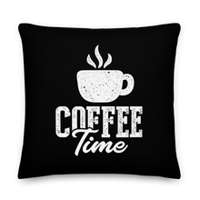 22″×22″ Coffee Time Premium Pillow by Design Express