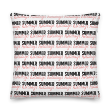 22″×22″ Summer Holidays Premium Pillow by Design Express