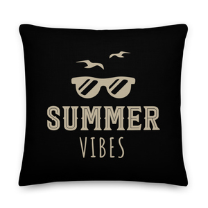 22″×22″ Summer Vibes Premium Pillow by Design Express