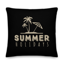 22″×22″ Summer Holidays Beach Premium Pillow by Design Express