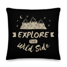 22″×22″ Explore the Wild Side Premium Pillow by Design Express
