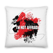 22″×22″ I'm Not Affraid Premium Pillow by Design Express