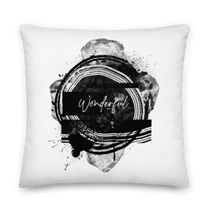 22″×22″ Wonderful Illustration Series Premium Pillow by Design Express