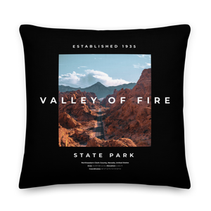 22″×22″ Valley of Fire Premium Pillow by Design Express