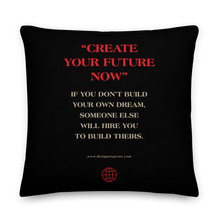 22″×22″ Future or Die Premium Pillow by Design Express
