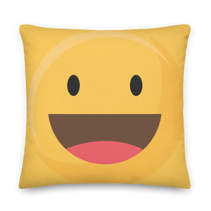 Happy Smiley "Emoji" Premium Pillow