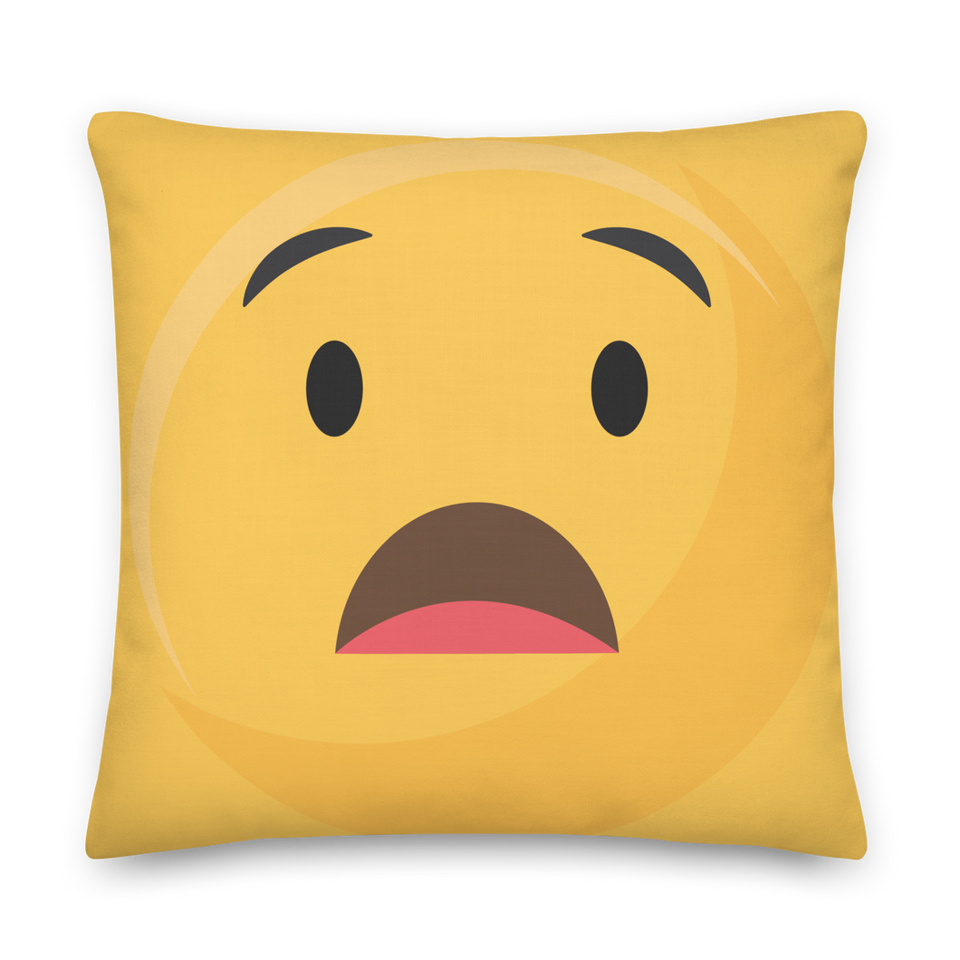 Curious Emoji Premium Pillow