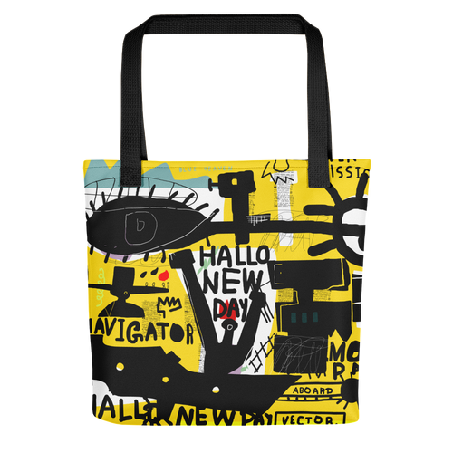 Default Title Basquiat Style Tote bag by Design Express